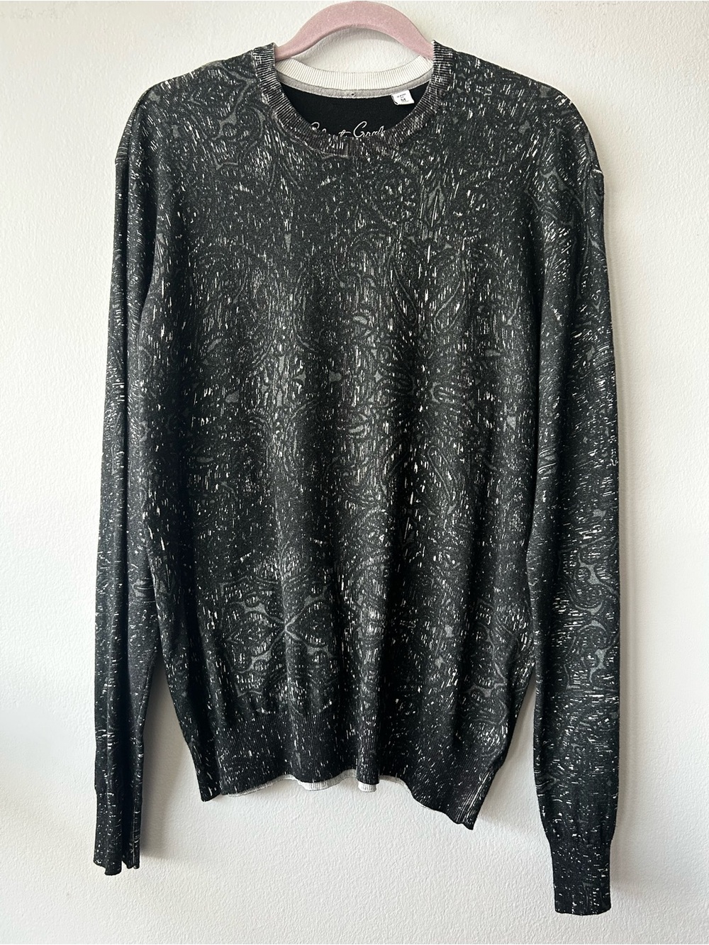 Robert Graham Taurus linen and cotton Men’s sweater